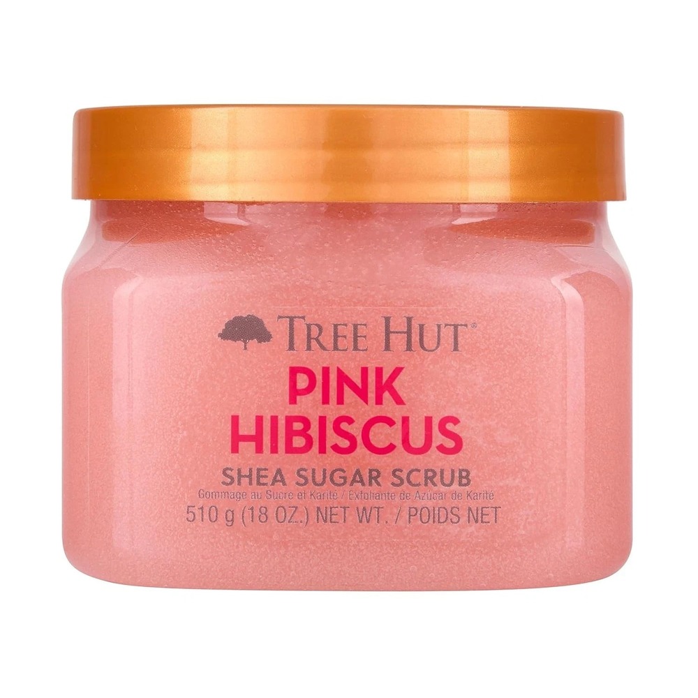 Tree Hut Shea Sugar Scrub - Pink Hibiscus - 18 oz - Exfoliating Body Scrub...